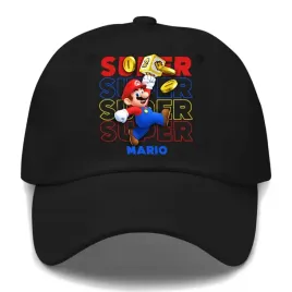 czapka-dziecieca-czarna-z-daszkiem-na-prezent-dla-fana-super-mario-wzory