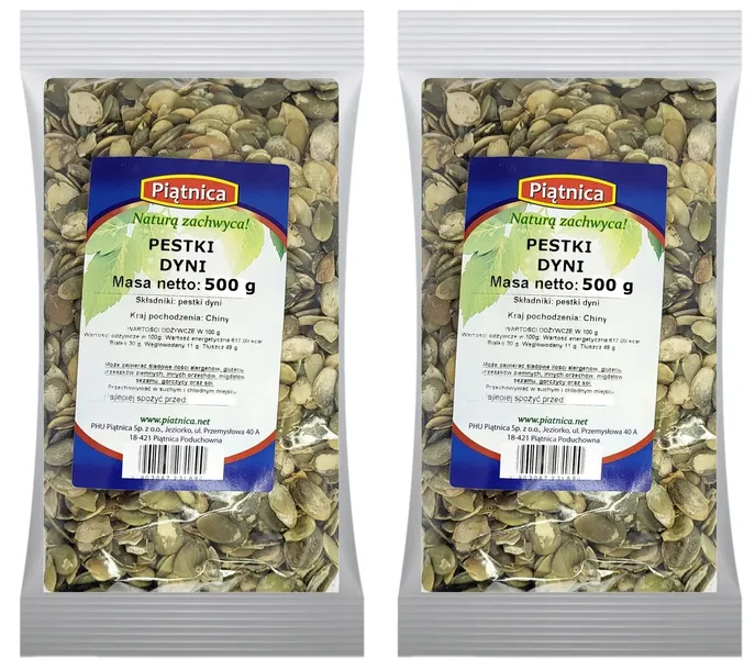 PESTKA DYNI ŁUSKANE 1kg PIĄTNICA PESTKI DYNI