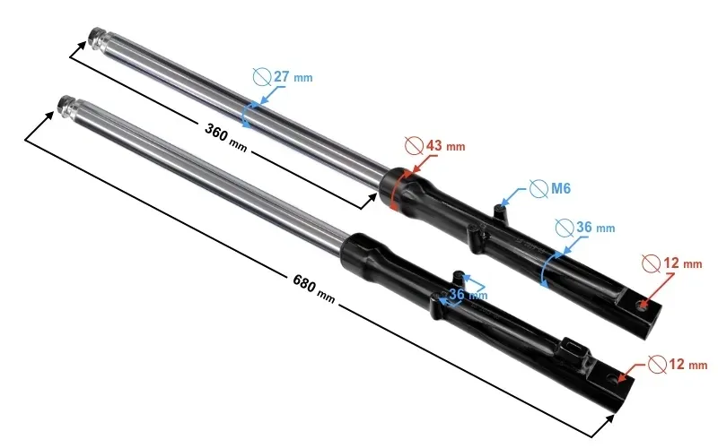 amortyzatory-przod-ranger-classic-stan-nowy