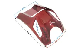 obudowa-przednia-skuter-tres-czerwona