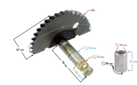 walek-rozrusznika-noznego-polksiezyc-do-skutera-firefox-64mm