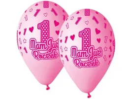 balony-lateksowe-mam-juz-roczek-rozowe-1-urodziny-z-nadrukiem-hel-33cm-5szt