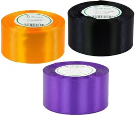3x-wstazka-tasiemka-satynowa-czarna-pomaranczowa-fiolet-na-halloween-50mm