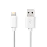 nedis-ccgl39300wt10-kabel-lightning-1-m-bialy