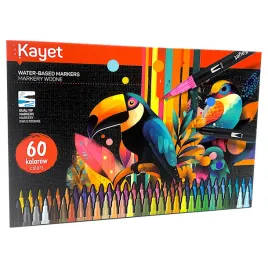 kayet-markery-wodne-dwustronne-klasyczne-i-pedzelkowe-w-pudelku-60-kolorow