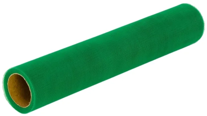 CIEMNOZIELONY TIUL DEKORACYJNY 50CM NA ROLCE 9,1m DEKORACJA NA STÓŁ ZIELONY