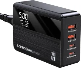 ladowarka-sieciowa-usb-usb-c-100w-wyswietlacz-4-porty-zasilacz-qc4-ldnio