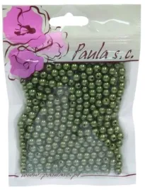 oliwkowe-koraliki-perelki-perlowe-dziurka-6mm-50g-400-sztuk-zielone-korale
