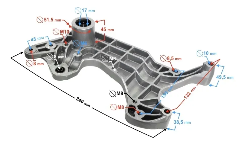wspornik-tlumika-b-max-stan-nowy