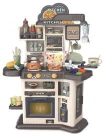 duza-kuchenka-woda-para-kuchnia-swiatla-kran-dzwieki-akcesoria