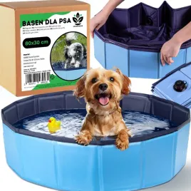 basen-dla-psa-zwierzat-ogrodowy-skladany-kojec-kapieli-80x30-cm-niebieski