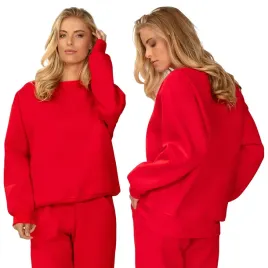 dkaren-rehema-bl-czerwony-xs-ciepla-oversize-bluza-nierozpinana