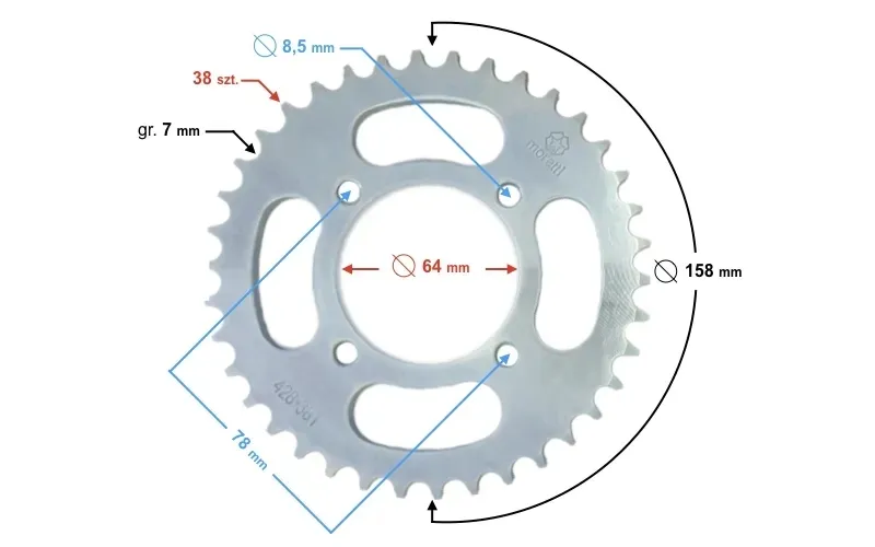 zebatka-tylna-38-428-stan-nowy