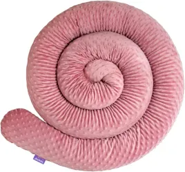 ochraniacz-do-lozeczka-300cm-walek-old-rose-minky