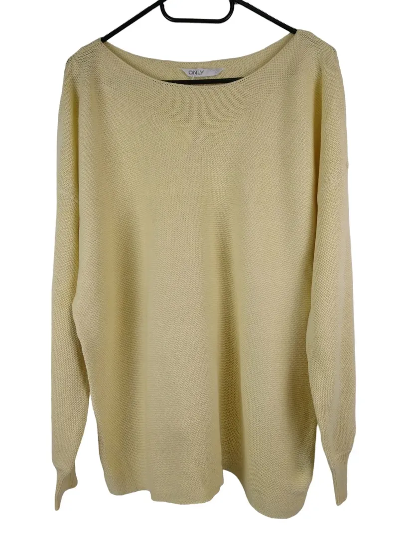 sweter-damski-only-rozmiar-l-zolty