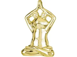 zlota-ceramiczna-ozdobna-figurka-18-x-105-x-7-cm-zaba-jogin-joga