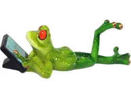 ozdobna-figurka-6x19x6-cm-lezaca-zaba-z-tabletem