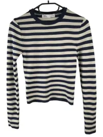 bluzka-damska-zara-rozmiar-s-w-pasy