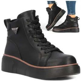 botki-damskie-41-skorzane-polbuty-filippo-platforma-czarne-eleganckie