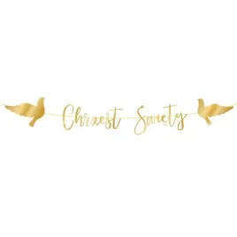 baner-girlanda-zlota-na-chrzest-swiety