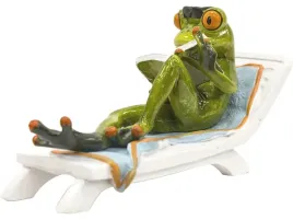 ozdobna-figurka-19-x-10-x-6-cm-zaba-na-lezaku