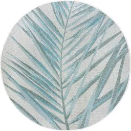 dywan-okragly-na-taras-160cm-plasko-tkany-kremowo-zielony-wzor-boho