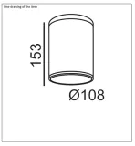 lampa-oprawa-sufitowa-zewnetrzna-lazienkowa-antracyt-tuba-spot-ip54-lucide-moc-24-w