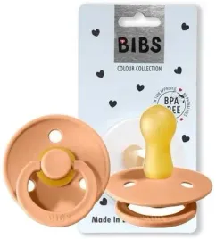 bibs-2w1-6m-smoczek-uspakajajacy-m-color-peach