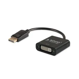 kabel-adapter-savio-cl-90-b-displayport-m-vga-f-worek