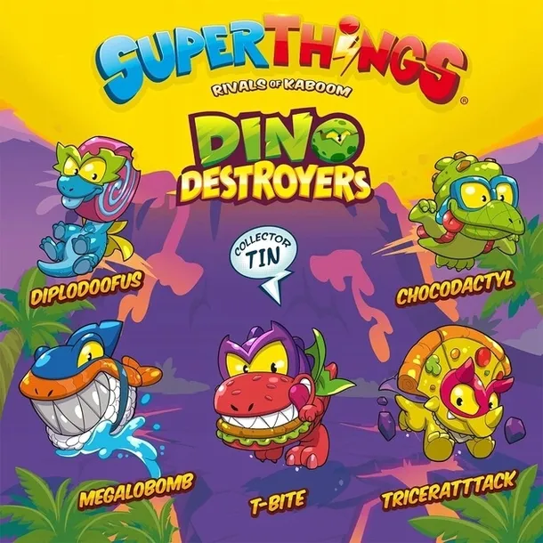 super-things-tin-dino-destroyers-display-figurki-magicbox-liczba-sztuk-5-szt