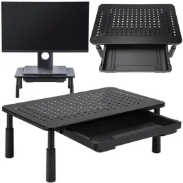 podstawka-pod-monitor-laptopa-metalowa-podstawa-polka-z-szuflada-regulowana