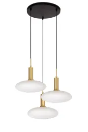 lampa-wiszaca-potrojna-czarna-zlota-szklane-biale-klosze-okragla-lucide