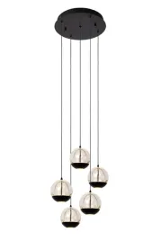 lampa-wiszaca-led-kaskadowa-czarna-szklane-kule-z-babelkami-5-pkt-lucide