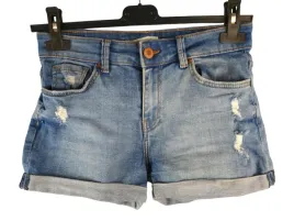 spodenki-damskie-bershka-rozmiar-32-niebieskie