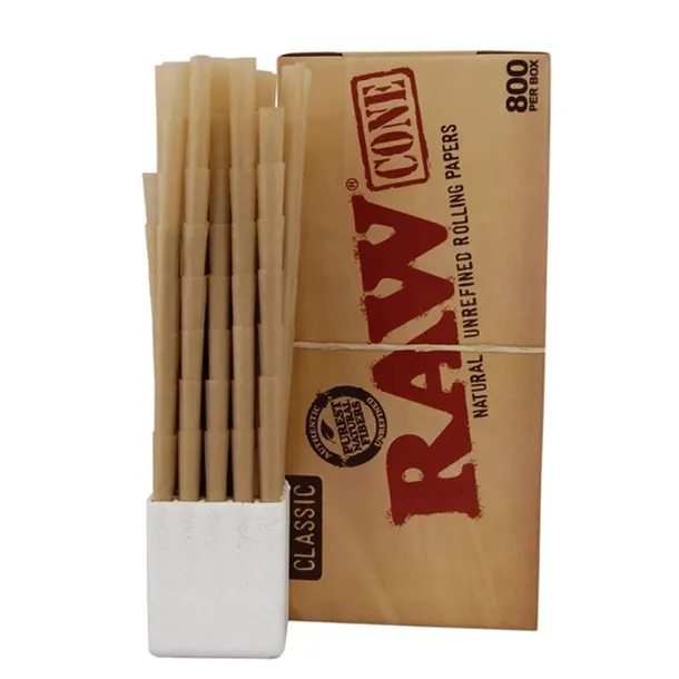 Bibułki Skręcone bletki RAW King Size 109mm 800szt