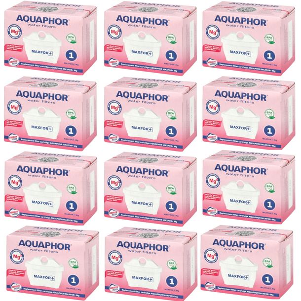 Wkład filtrujący wodę do dzbanka Aquaphor Maxfor + MG 12 szt Filtr do wody