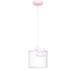 lampa-wiszaca-dla-dzieci-rozowa-biala-z-konikiem-okragla-18-cm-luminex