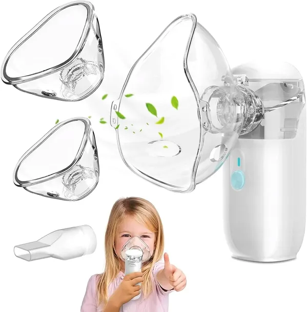 Inhalator Nebulizator Przenośny dla Dzieci Siateczkowy Bezprzewodowy