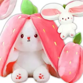 pluszak-maskotka-krolik-truskawka-przytulanka-3w1-25cm
