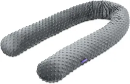 ochraniacz-do-lozeczka-180-cm-walek-szare-minky