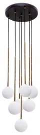 lampa-wiszaca-kaskadowa-czarna-zlota-szklane-biale-kule-7-pkt-zuma-line