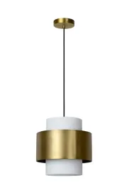 lampa-wiszaca-szklana-biala-zlota-obrecz-nad-stol-wyspe-do-jadalni-lucide