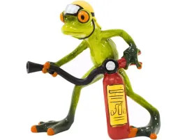 ozdobna-figurka-14-x-14-x-6-cm-zaba-strazak-z-gasnica