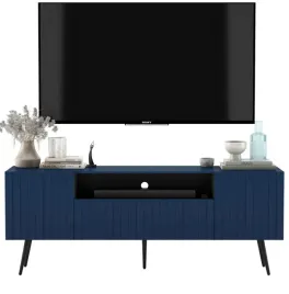 szafka-rtv-loft-ryflowana-rtv-granatowy-mat-nowoczesna-nogi-metalowe-czarne
