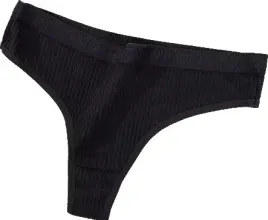 sexy-czarne-bawelniane-damskie-stringi-l