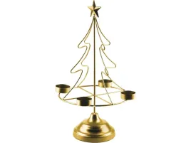 santa-lila-swiecznik-zlota-choinka-235-x-38-cm