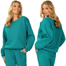 dkaren-rehema-bl-nefti-xs-ciepla-oversize-turkusowy-bluza-nierozpinana