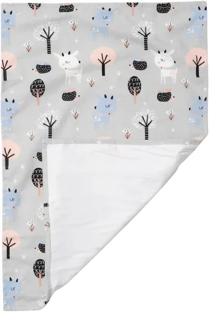 MATA DLA NIEMOWLAKA FLANELOWA z Ceratką 75x50 cm