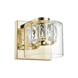 kinkiet-scienny-led-zloty-krysztalowy-szklany-klosz-glamour-3000k-zuma-line