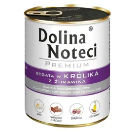 dolina-noteci-premium-mokra-karma-dla-psa-krolik-z-zurawina-puszka-800-g